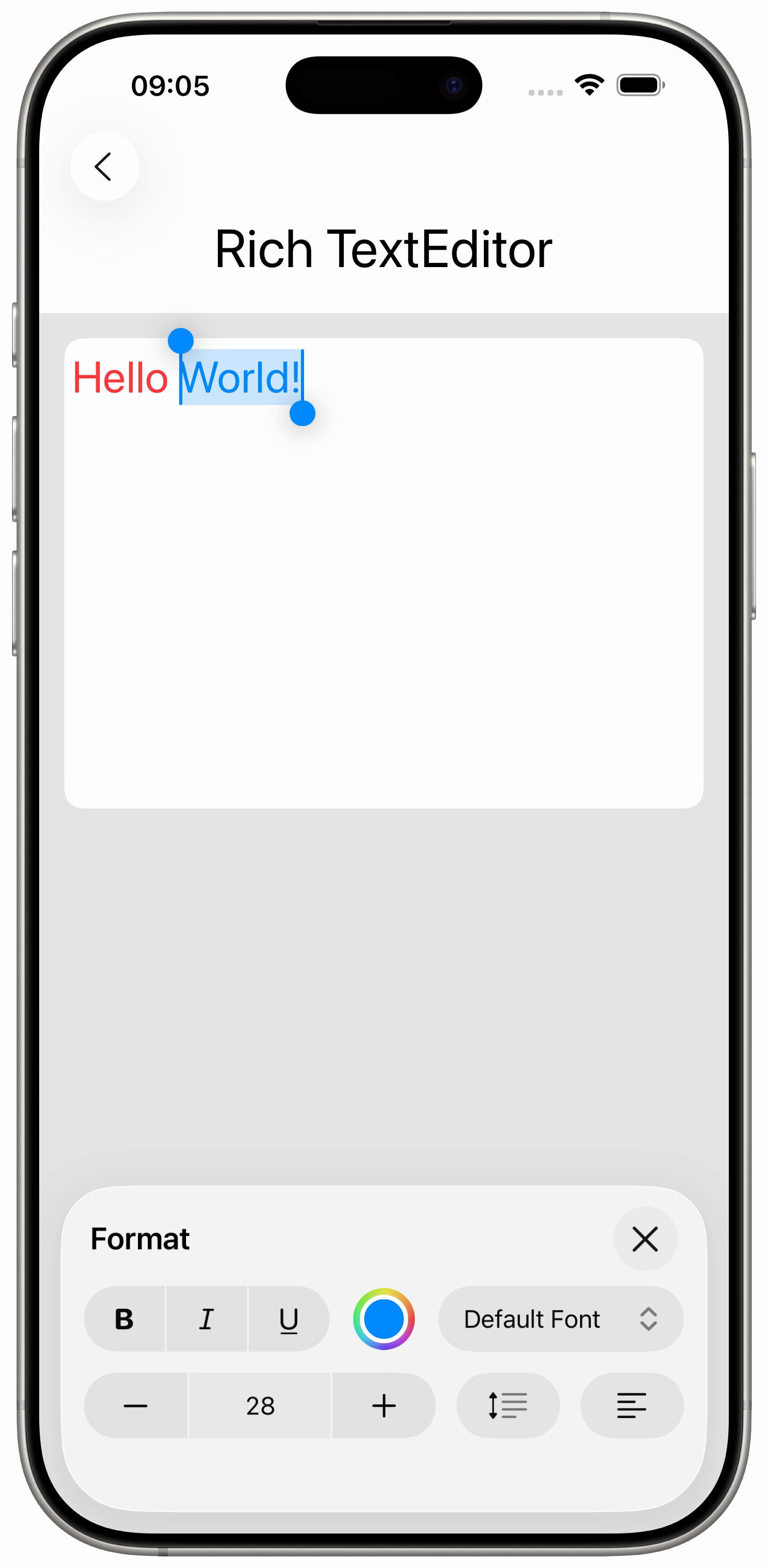 TextEditor with AttributedString